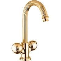 Смеситель для раковины Cezares Olimp OLIMP-LS2-03/24-M Золото 24 карат — фото 1, Смесители для раковины