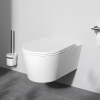 Комплект унитаза с инсталляцией AM.PM Func FlashClean IS90138.8F1701 с сиденьем Микролифт и Черной матовой клавишей смыва — фото 15, Комплекты унитаз + инсталляция