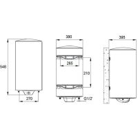 Водонагреватель накопительный Nofer SB30 Белый — фото 2, Водонагреватели