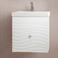 Тумба под раковину Style Line Вероника 60 Люкс Plus подвесная Белый глянец арт-ЛС-00000727 — фото 2, Тумбы под раковину