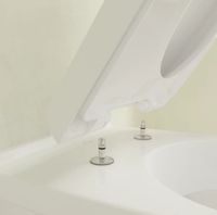 Комплект унитаза Villeroy&Boch O Novo 5660H101 с инсталляцией Tece Base 9400413 с сиденьем Микролифт и Белой клавишей смыва — фото 18, Комплекты унитаз + инсталляция