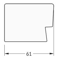 Зеркало Evoform Exclusive 91х61 с фацетом в багетной раме - Алюминий 61 мм арт-BY 1179 — фото 5, Зеркала в ванную комнату