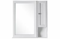 Зеркало ASB-Woodline Гранда 60 11483 Белое с патиной Серебро — фото 3, Мебель для ванной