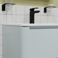 Тумба с раковиной Iddis Edifice 60 EDI60B0i95K подвесная Голубая — фото 8, Мебель для ванной