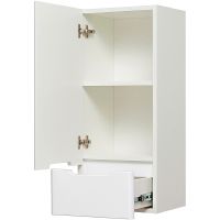 Подвесной шкаф Runo Парма 40 L 00-00001145 Белый — фото 2, Шкафы для ванной