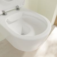 Товар: Унитаз Villeroy&Boch Avento 5656RS01 подвесной с сиденьем Микролифт - фото 7 Унитаз Villeroy&Boch Avento 5656RS01 подвесной с сиденьем Микролифт — фото 7, Подвесные унитазы