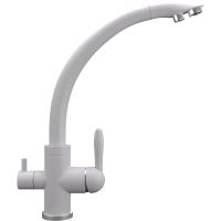 Смеситель для кухни Ulgran Quartz UQ-017-04 Платина — фото 1, Смесители