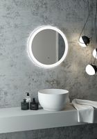 Товар: Зеркало Art&Max Napoli AM-Nap-600-DS-F-White с подсветкой с бесконтактным выключателем Белое матовое - фото 9 Зеркало Art&Max Napoli AM-Nap-600-DS-F-White с подсветкой с бесконтактным выключателем Белое матовое — фото 9, Мебель для ванной