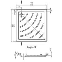 Товар: Акриловый поддон для душа Ravak Angela 90х90 LA A017701220 Белый - фото 4 Акриловый поддон для душа Ravak Angela 90х90 LA A017701220 Белый — фото 4, Акриловые душевые поддоны