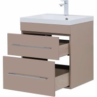 Тумба под раковину Aquanet Верона 60 304536 подвесная Капучино — фото 7, Мебель для ванной