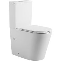 Унитаз компакт beWash Aldo BKBWT001670 Белый глянец с бачком и сиденьем Микролифт — фото 1, Унитазы