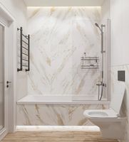 Полка корзина DIWO Смоленск П16100 Черный муар — фото 3, Полки для ванной и душа