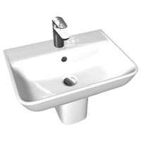 Товар: Раковина Jacob Delafon Struktura 55 EGE112-00 Белая - фото 2 Раковина Jacob Delafon Struktura 55 EGE112-00 Белая — фото 2, Раковины подвесные