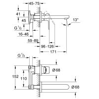 Смеситель для раковины Grohe BauEdge Хром арт-20474000 — фото 8, Смесители для раковины