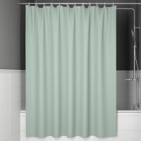 Штора для ванны Iddis Basic 180х200 B71P218i11 Зеленая — фото 1, Аксессуары для туалета