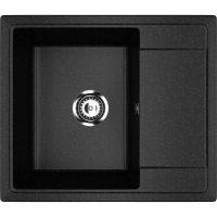 Товар: Кухонная мойка Ulgran Practik PR-M 575-004 Черный оникс - фото 1 Кухонная мойка Ulgran Practik PR-M 575-004 Черный оникс — фото 1, Кухонные мойки
