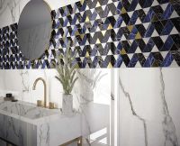 Керамогранит Naxos Ceramica Rhapsody Outline Blue Levigato Rettificato 118716 60x120 см — фото 2, Керамогранит