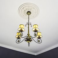 Розетка потолочная Европласт 1.56.001 695x60x695 мм — фото 2, Розетки потолочные