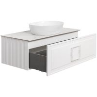 Товар: Тумба под раковину La Fenice Cubo 100 FNC-01-CUB-B-100 подвесная Белая матовая - фото 4 Тумба под раковину La Fenice Cubo 100 FNC-01-CUB-B-100 подвесная Белая матовая — фото 4, Тумбы под раковину