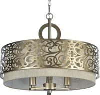 Люстра Maytoni House Venera H260-03-N Льняной Латунь — фото 2, Люстры