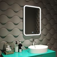 Товар: Зеркало Silver Mirrors Malta-RGB 55 LED-00002511 с подсветкой с сенсорным выключателем и диммером - фото 27 Зеркало Silver Mirrors Malta-RGB 55 LED-00002511 с подсветкой с сенсорным выключателем и диммером — фото 27, Мебель для ванной