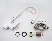 Смеситель для кухни Frap F4453-03 Белый — фото 9, Смесители для кухни