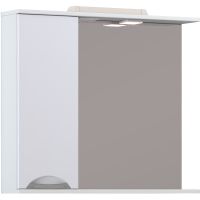 Зеркало со шкафом Vigo Callao 80 L z.CAL.80.L.El с подсветкой Белое с электровыключателем — фото 6, Зеркальные шкафы в ванную