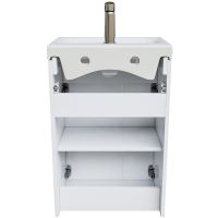 Тумба с раковиной Iddis Zodiac 50 ZOD5CDFi95K Белая — фото 3, Мебель для ванной