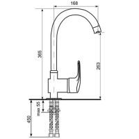 Товар: Смеситель для кухни Ulgran Classic U-006-346 Хром - фото 3 Смеситель для кухни Ulgran Classic U-006-346 Хром — фото 3, Смесители