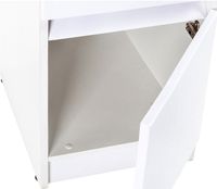 Тумба с раковиной Orange Sistema 100 R ST-40TUW+RAR Белая глянцевая — фото 9, Тумбы с раковиной