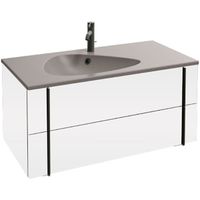 Тумба под раковину Jacob Delafon Nouvelle Vague 100 EB3032-G1C подвесная Белый лак — фото 1, Тумбы под раковину