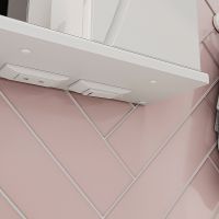 Зеркало со шкафом Volna Adel 70 R zsADEL70.R-01 с подсветкой Белое — фото 5, Зеркальные шкафы в ванную