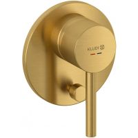 Душевая система Kludi Bozz 38736N076 Золото брашированное — фото 2, Встраиваемые душевые комплекты