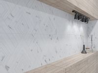 Керамическая плитка Azori Carrara Geometria 00-00108696 настенная 31,5х63 см — фото 4, Керамическая плитка