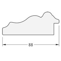 Зеркало Evoform Exclusive-G 89х66 BY 4105 с гравировкой в багетной раме - Римская бронза 88 мм — фото 6, Мебель для ванной