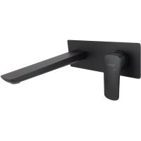 Смеситель для раковины Aquatek Вега AQ1013MB Черный матовый — фото 1, Смесители для раковины