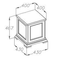 Товар: Тумба Opadiris Риспекто 40 00-00005723 Орех антикварный - фото 4 Тумба Opadiris Риспекто 40 00-00005723 Орех антикварный — фото 4, Мебель для ванной