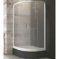 Душевой уголок Ravak Blix BLCP4-90 Sabina 90x90 3B270140ZG профиль Белый стекло Grape — фото 1, Душевые уголки четверть круга
