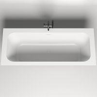 Ванна из искусственного камня Salini Orlanda Axis Kit 190х80 103321M Белая матовая — фото 3, Ванны из искусственного камня