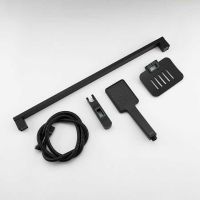 Товар: Душевой гарнитур Gappo G8013 Черный матовый - фото 2 Душевой гарнитур Gappo G8013 Черный матовый — фото 2, Душевые гарнитуры