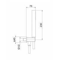 Товар: Душевой гарнитур Webert AC1045740 Белый матовый - фото 2 Душевой гарнитур Webert AC1045740 Белый матовый — фото 2, Душевые гарнитуры