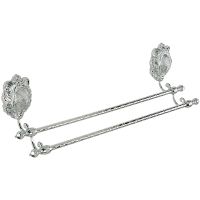 Полотенцедержатель Migliore Cleopatra 16672 двойной Хром — фото 1, Полотенцедержатели