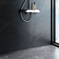 Товар: Душевой лоток AM.PM MasterFlow 100 W01SC-S11-100-05SB с решеткой Хром матовый Slim line - фото 9 Душевой лоток AM.PM MasterFlow 100 W01SC-S11-100-05SB с решеткой Хром матовый Slim line — фото 9, Душевые лотки