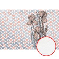 Товар: Фреска Ortograf Forma 32685 Фактура бархат FX Флизелин (4*2,7) Серый/Розовый, Ромб/Цветы арт-32685 (бархат FX) - фото 1 Фреска Ortograf Forma 32685 Фактура бархат FX Флизелин (4*2,7) Серый/Розовый, Ромб/Цветы арт-32685 (бархат FX) — фото 1, Фрески