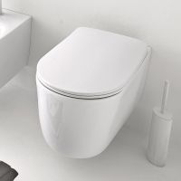 Унитаз Kerasan Nolita 531401 подвесной Белый глянцевый без сиденья — фото 2, Унитазы