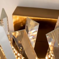 Настенный светильник Divinare Corona 1685/01 AP-1 Прозрачный Золото — фото 3, Светильники