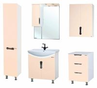 Товар: Шкаф пенал Bellezza Лагуна 35 L 4622107002075 Бежевый Белый - фото 2 Шкаф пенал Bellezza Лагуна 35 L 4622107002075 Бежевый Белый — фото 2, Мебель для ванной