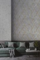 Обои Alessandro Allori Rebecca 15005-5 Винил на флизелине (1,06*10,05) Бежевый, Штукатурка — фото 2, Обои для стен