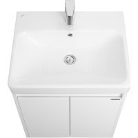 Тумба под раковину Aquaton Сканди Doors 55 1A278801SD010 Белая — фото 5, Тумбы под раковину