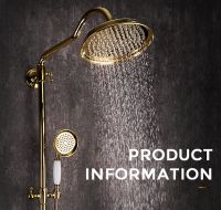 Душевая система Gappo G89-6 G2489-6 Золото — фото 13, Душевые стойки